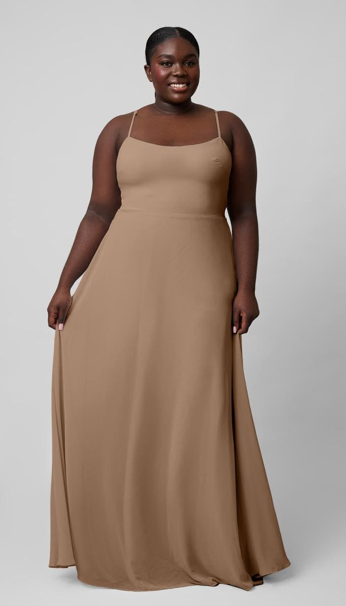 Adjustable Bridesmaids Dress | Kennedy Blue Nico Platinum