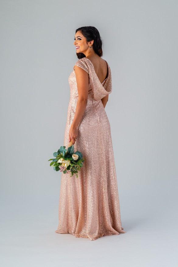 Sale Ready-to-Ship Sequin Bridesmaid Dress