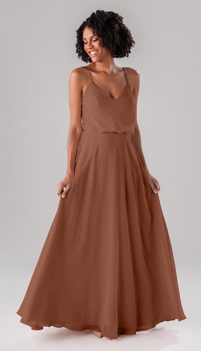 Anne Adjustable Chiffon Bridesmaid Dress | Kennedy Blue Champagne Rose Anne Adjustable Chiffon Bridesmaid Dress | Kennedy Blue Champagne Rose
