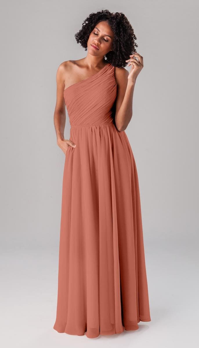 chinese dress ladies Athena One Shoulder Bridesmaid Dress