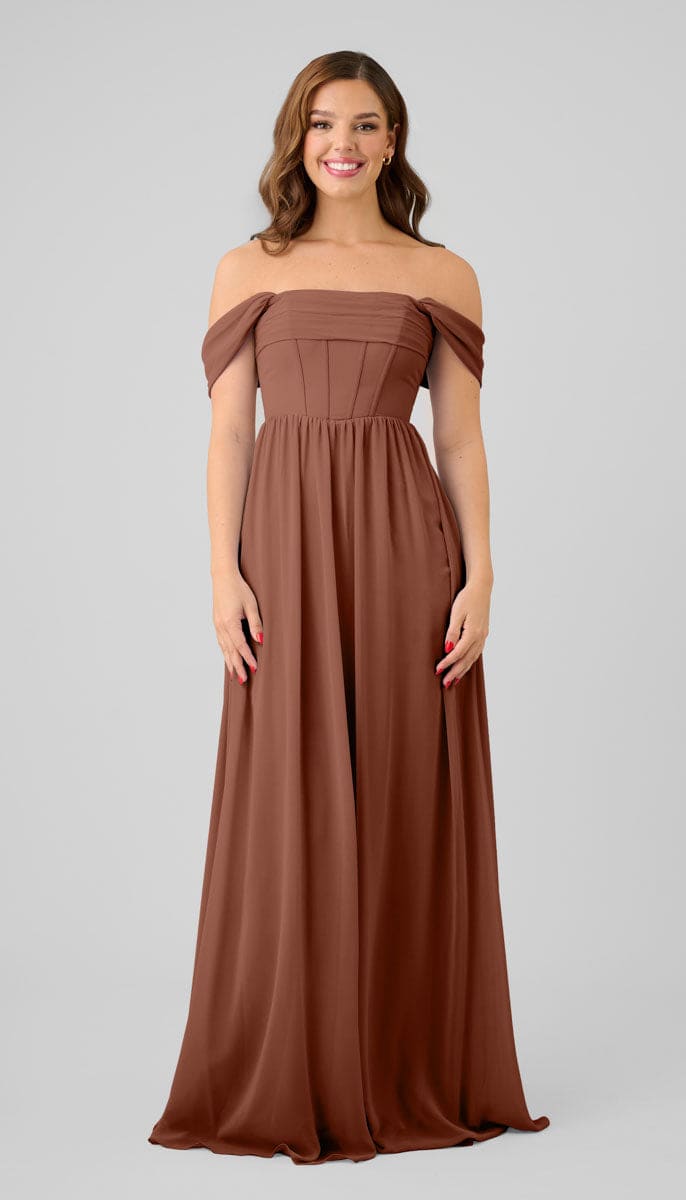 Autumn romantic bridesmaid dress