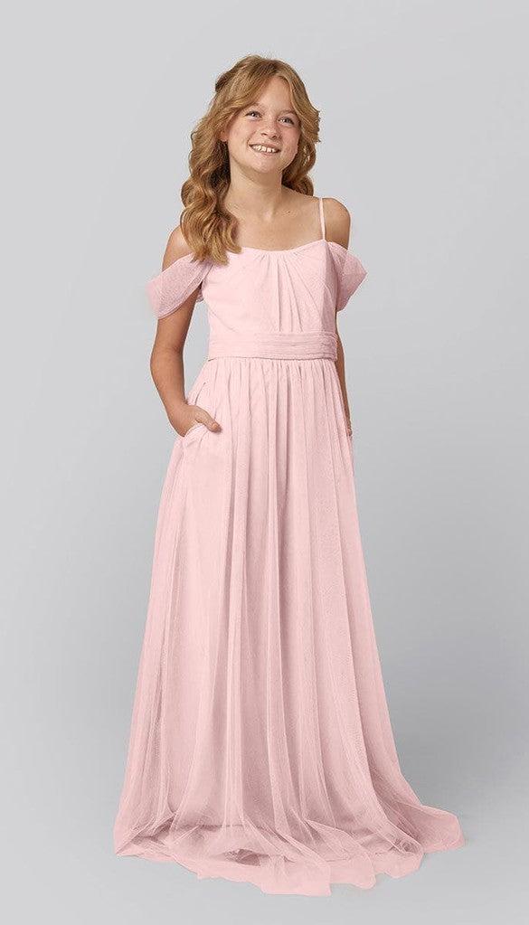 belle bridesmaid dresses Sale Ready-to-Ship Tulle Dress Style:8335BLU Dresses to Impress: Zara's VENDOR COLOR-IVORY/BLACK Adorned with exquisite pearl