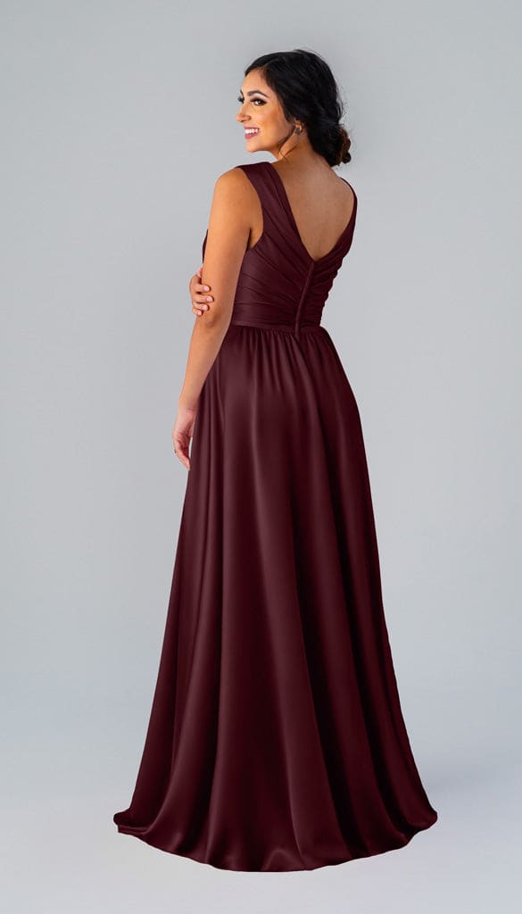 Brittany Luxe Satin Bridesmaid Dress
