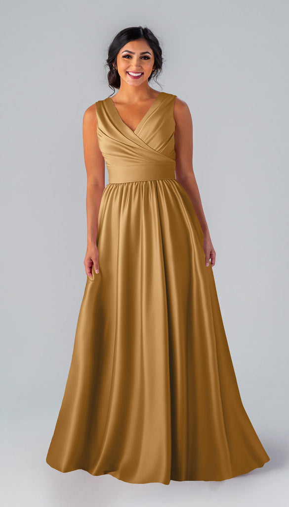 Brittany Luxe Satin Bridesmaid Dress