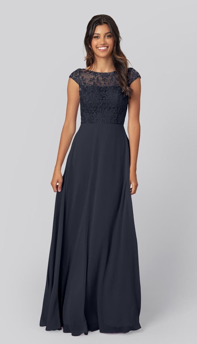 Dorothy Embroidered Bridesmaid Dress | Kennedy Blue