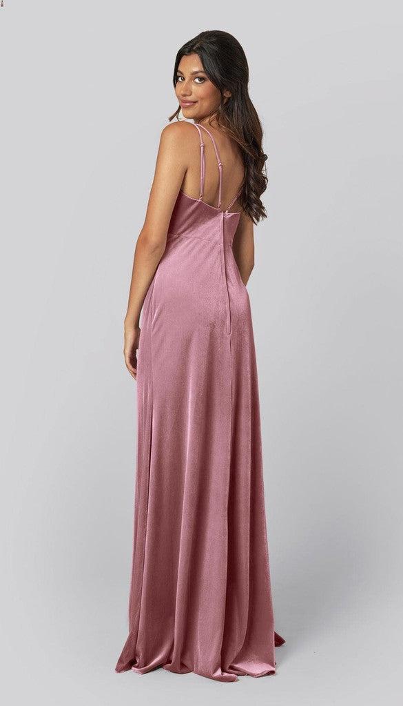 Erin Velvet Fitted Bridesmaid Dress