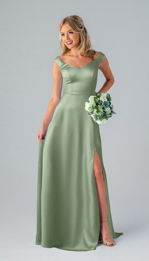 Haley Luxe Satin Bridesmaids Dress