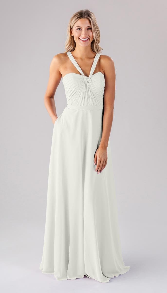 green emerald velvet dress Ivy Chiffon Bridesmaid Dress