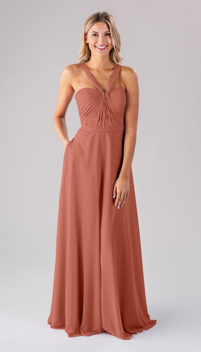 bridesmaid floral dresses Ivy Chiffon Bridesmaid Dress