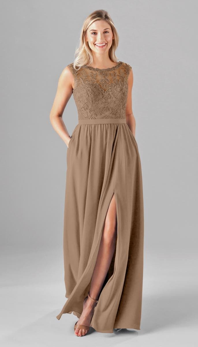 Jade Modest Lace Bridesmaid Dress