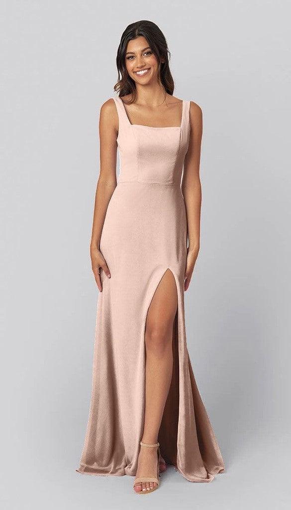 Jay Square Neck Bridesmaid Dress