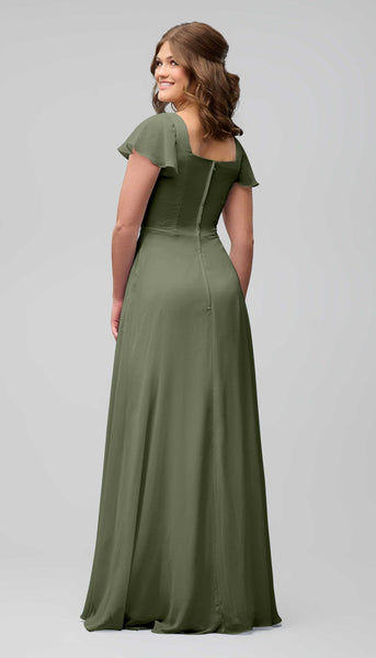 jersey gowns & formal dresses ASHLEYlauren 11693 Jersey Gown with Open Back main image 1
