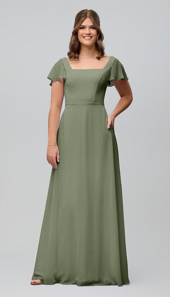 Kelly Modest Bridesmaids Dress