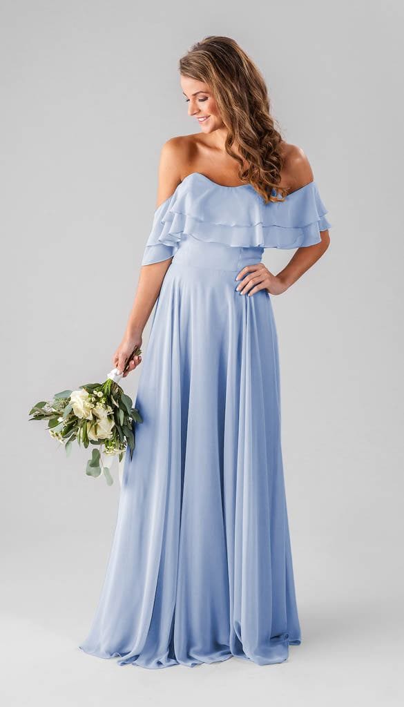 blue dress for baby girl Allison Convertible Bridesmaid Dress