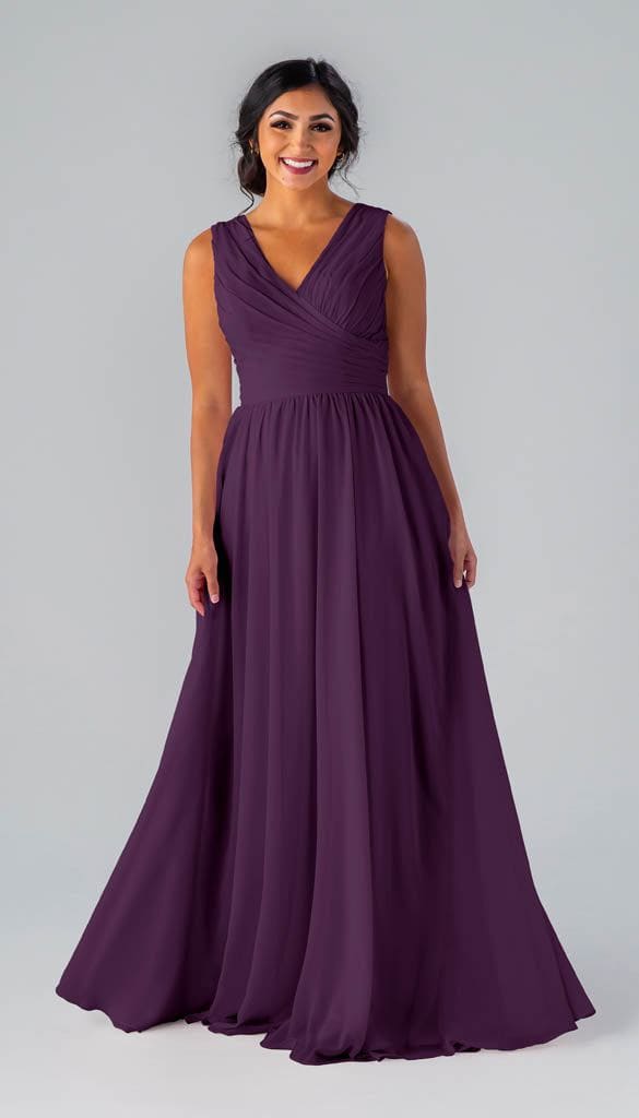 Brittany Structured Bridesmaid Dress | Kennedy Blue Eggplant Brittany Structured Bridesmaid Dress | Kennedy Blue Eggplant