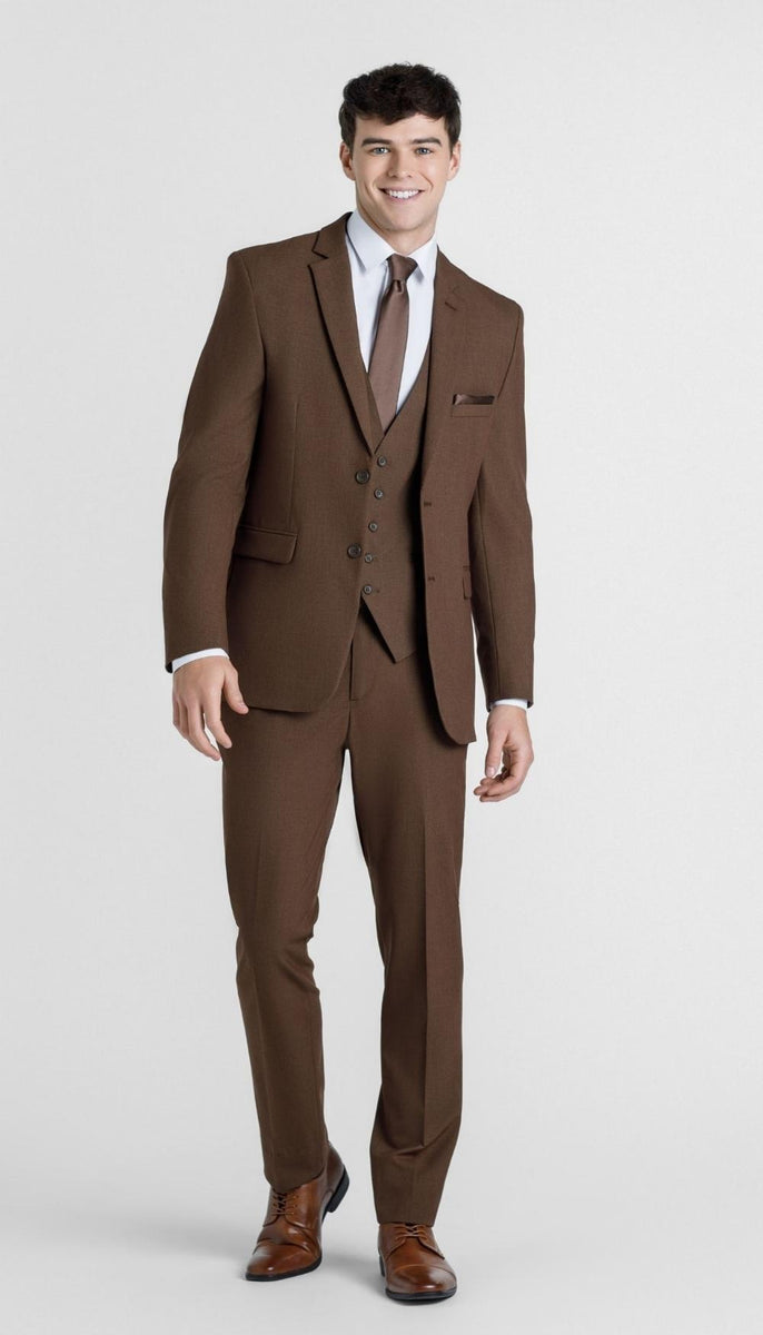 chocolate brown dress for men Kennedy Blue