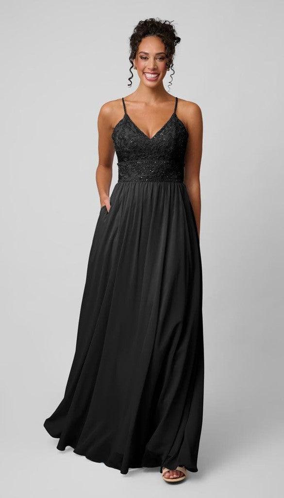 Devin Embroidered Lace Bridesmaid Dress | Kennedy Blue