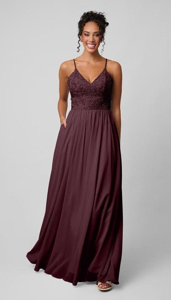 Devin Embroidered Lace Bridesmaid Dress