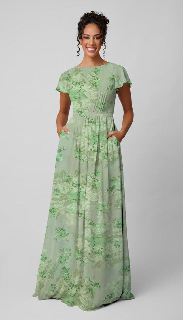 green emerald velvet dress Holly Knitted Shift Dress-Emerald Night main image 1