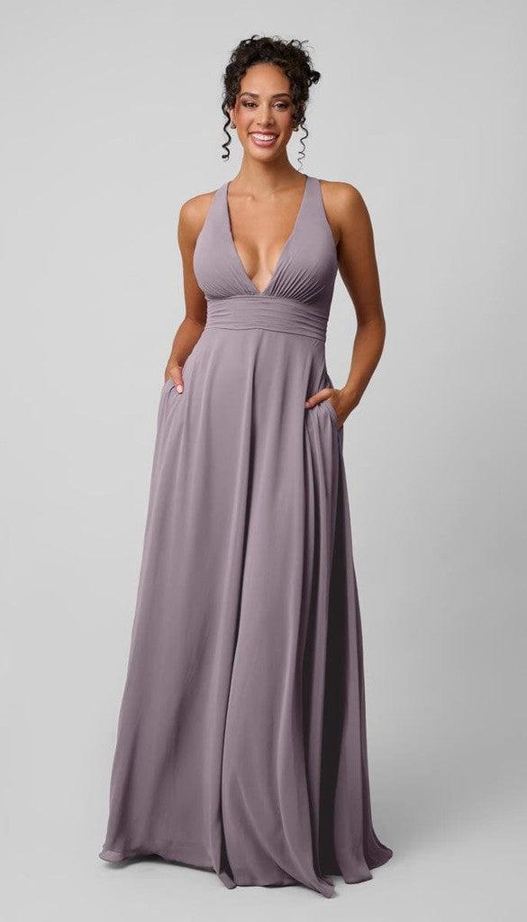 Hope Chiffon Bridesmaids Dress | Kennedy Blue French Lilac Hope Chiffon Bridesmaids Dress | Kennedy Blue French Lilac