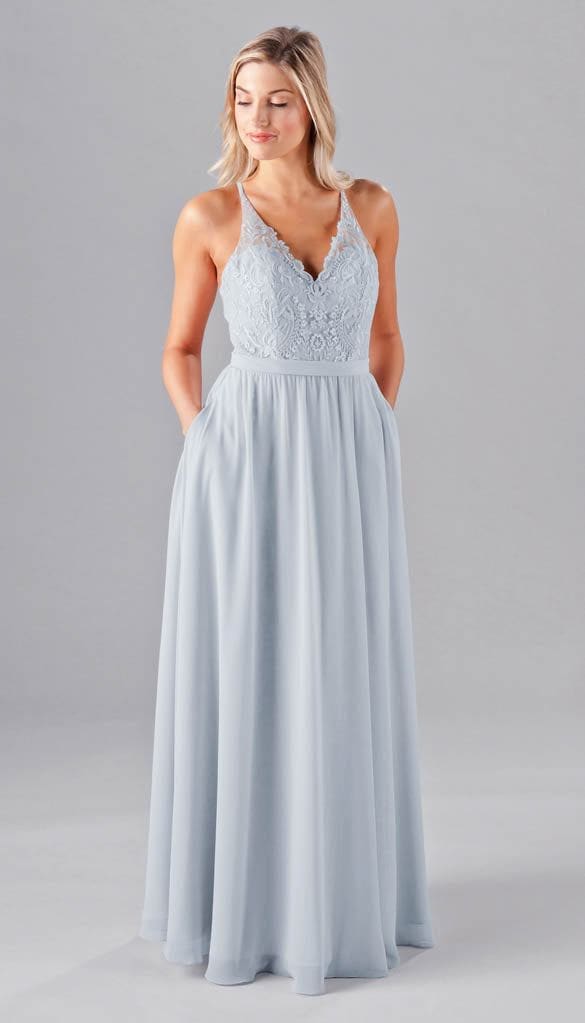 Iris Ready to Ship Embroidered Bridesmaids Dress