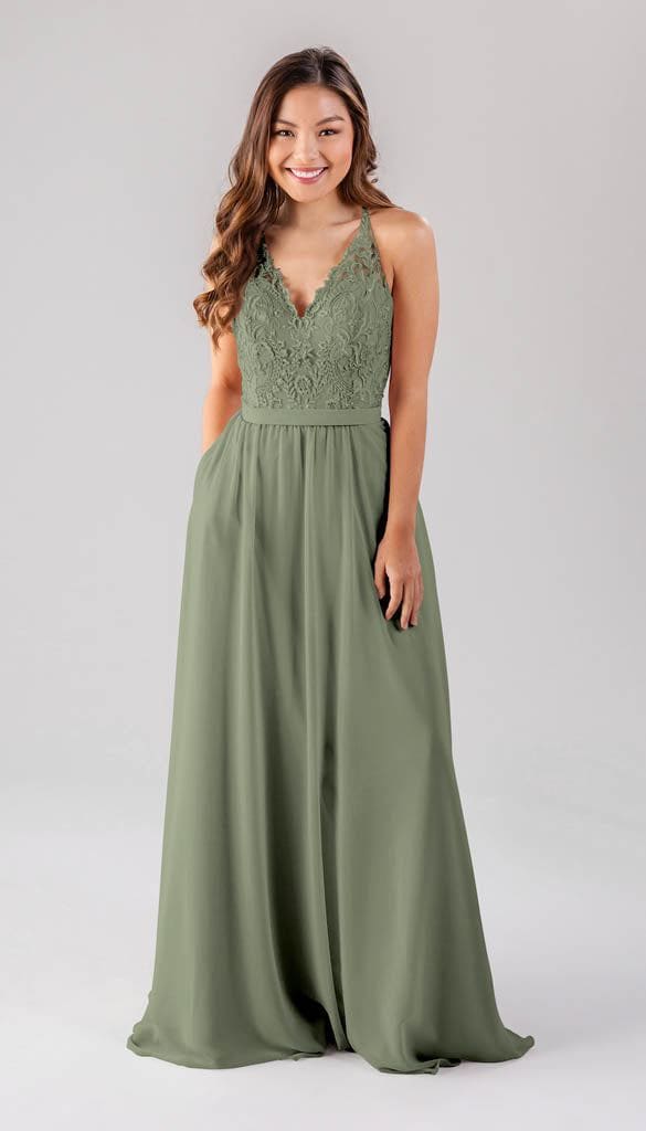 Jasmine Beaded Embroidered Lace Bridesmaid Dress