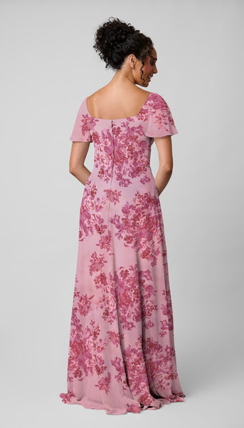 Modest Bridesmaids Dress | Kennedy Blue Kelly Platinum Modest Bridesmaids Dress | Kennedy Blue Kelly Platinum
