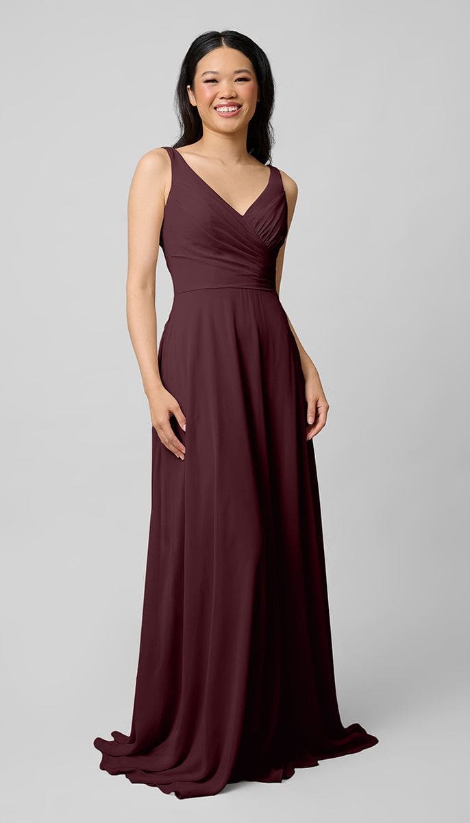 V Neck Bridesmaid Dress