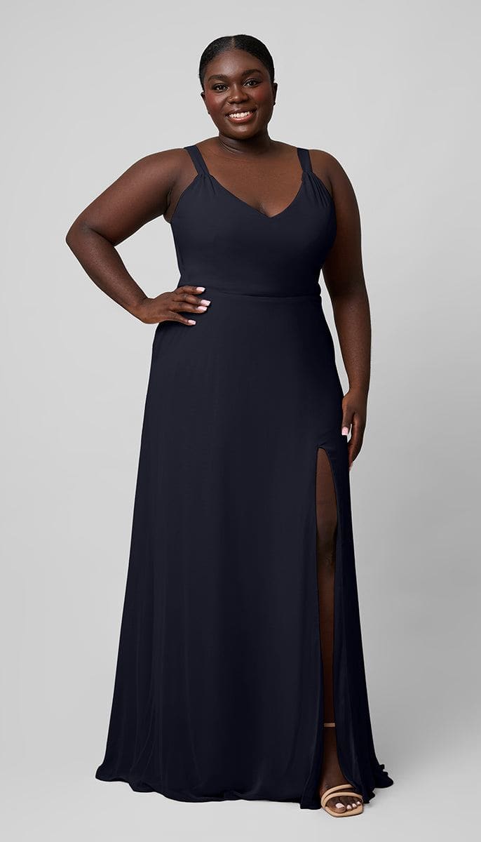 Meg Platinum Clean & Modern Bridesmaid Dress
