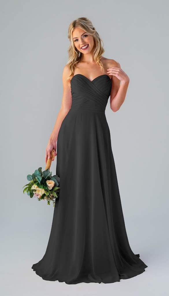 Lisa Strapless Chiffon Bridesmaids Dress