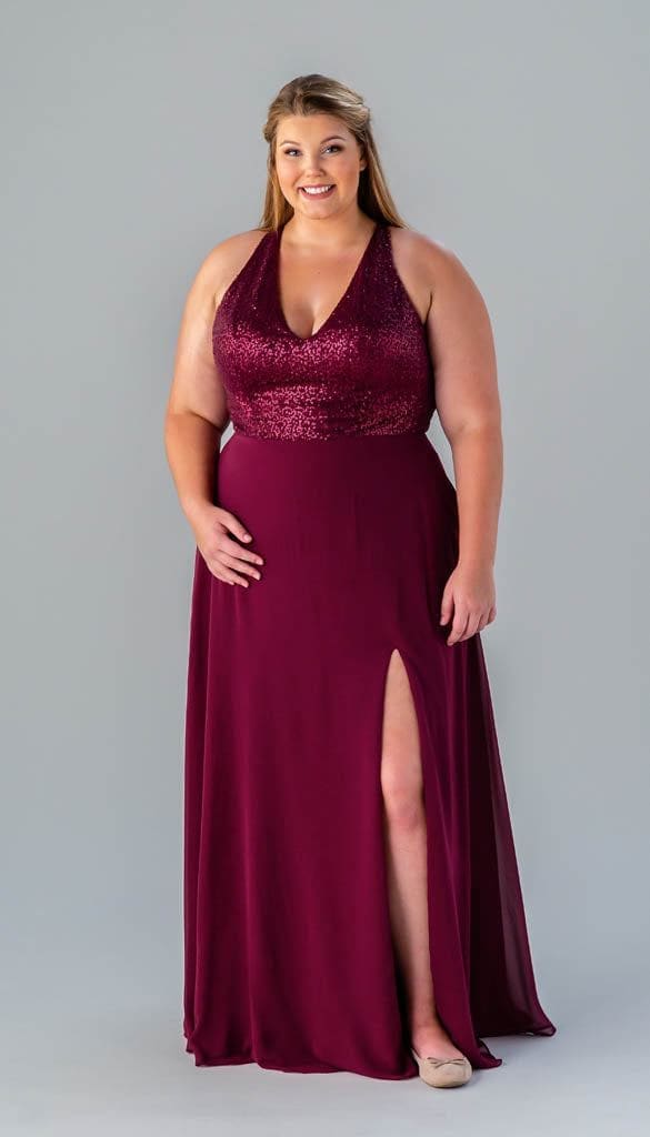 Sale Ready-to-Ship Sequin Bridesmaid Dress