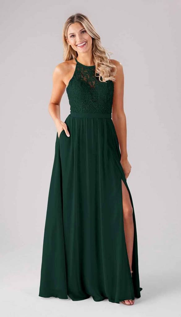 Melanie Embroidered Lace Bridesmaid Dress