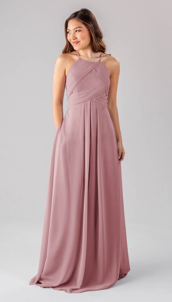 Milly Chiffon Bridesmaids Dress Kennedy Blue