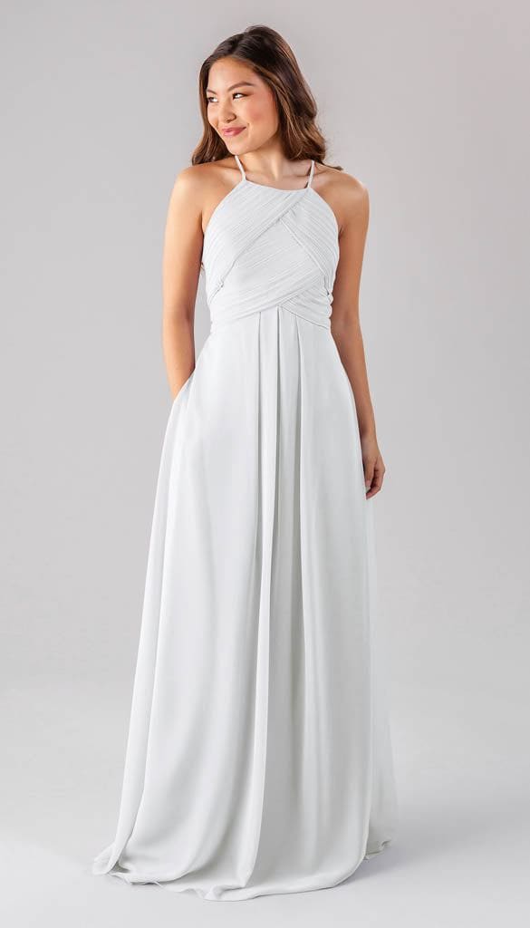 Milly Chiffon Bridesmaids Dress Kennedy Blue