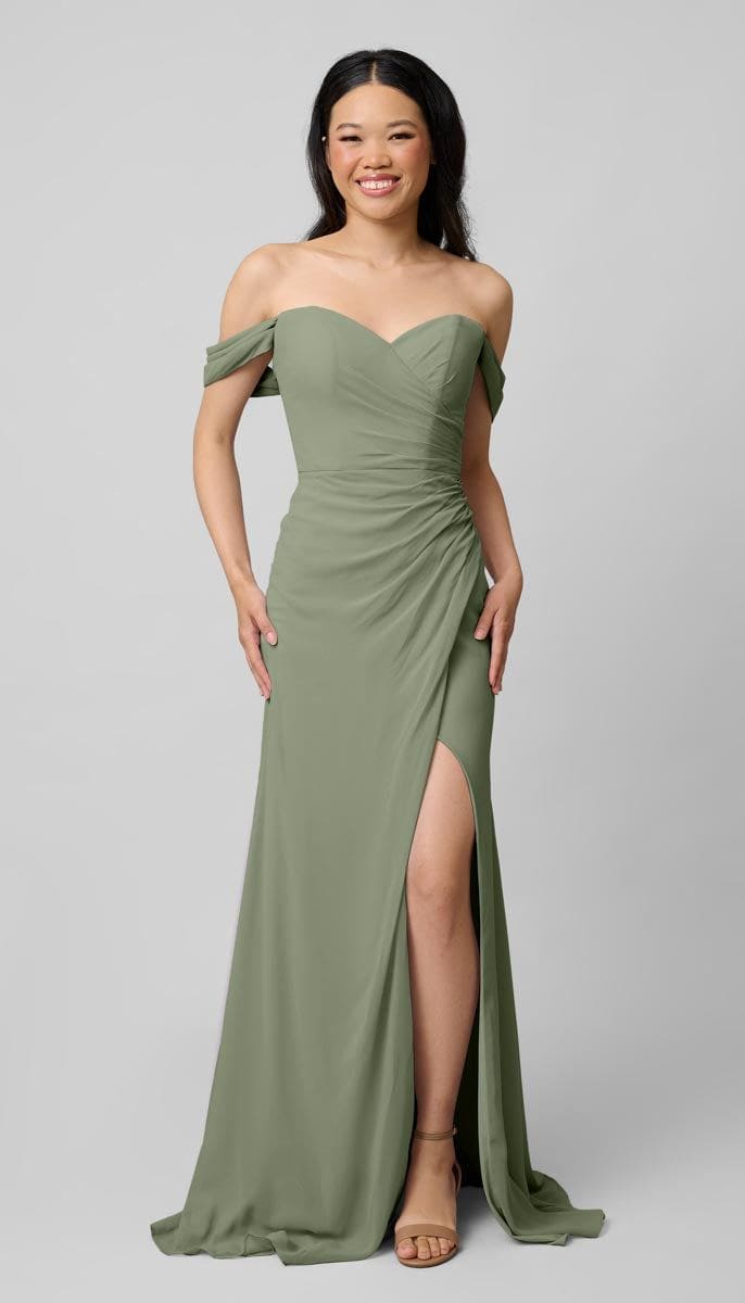 Milo Off The Shoulder Bridesmaids Dress | Kennedy Blue Moss