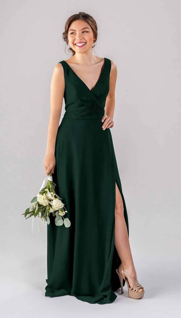 Pear Classic Chiffon Bridesmaid Dress