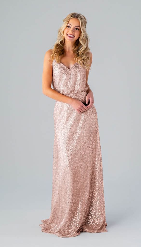 Sale Ready-to-Ship Sequin Bridesmaid Dress