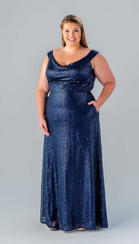 Sale Ready-to-Ship Sequin Bridesmaid Dress | Kennedy Blue 20 / Copper Sale Ready-to-Ship Sequin Bridesmaid Dress | Kennedy Blue 20 / Copper