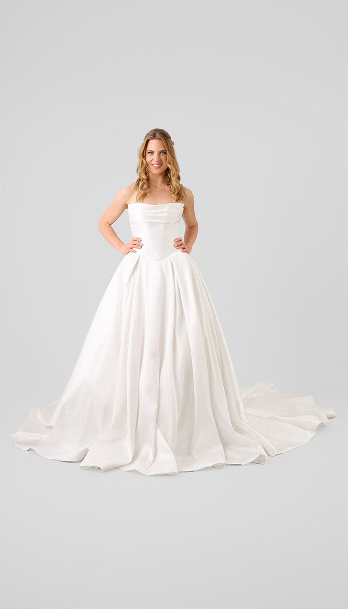 kennedy blue wedding dresses Gabriella Basque Waist Dress Mother of the Bride #BlackSatinDress #CorsetGown #CutoutDress #StraplessEveningDress #BlackTieGown #BodyconGown #PromDress2025 #FormalWear #StatementDress #SexyBlackDress #Women’sEveningStyle #ElegantBlackGown #ModernCorsetDress Say I do to Color:Blue Oasis