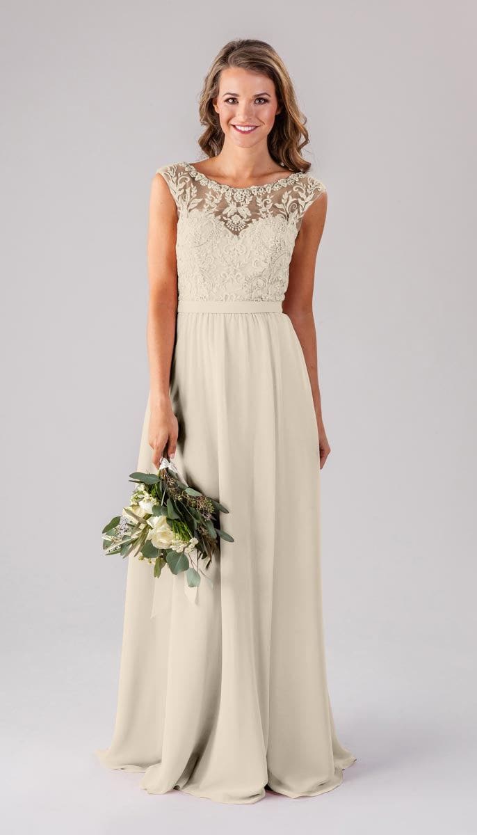 Kinsley Beaded Embroidered Bridesmaid Dress