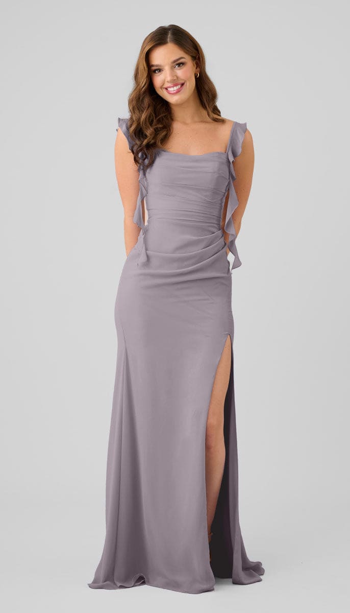 Kylie modern bridesmaid dress