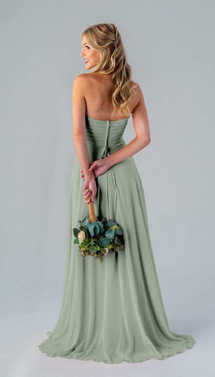 Lisa Strapless Chiffon Bridesmaids Dress