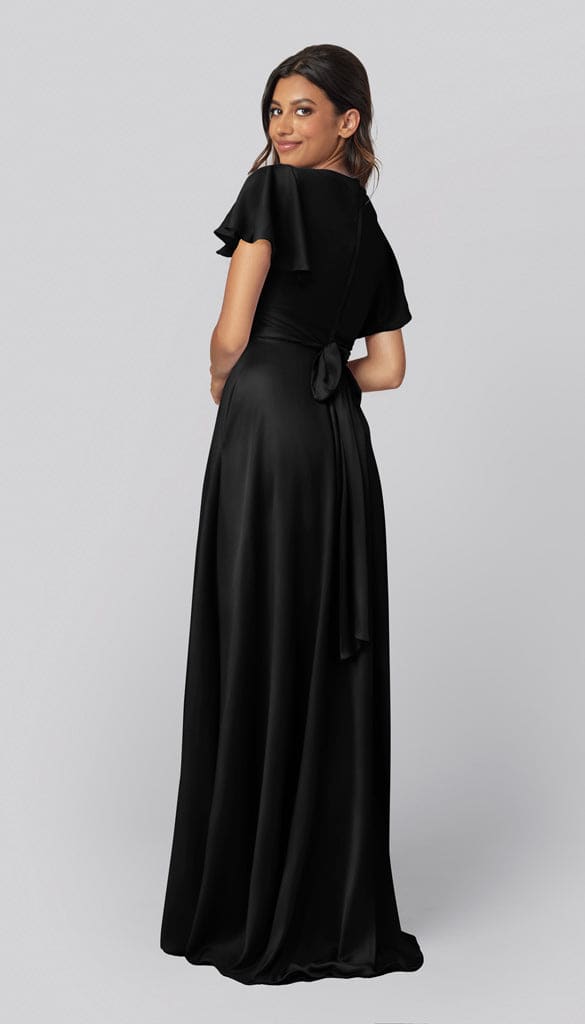 Ready to Ship Luxe Satin Modest Bridesmaid Dress | Kennedy Blue Luca 4 / Desert Rose Ready to Ship Luxe Satin Modest Bridesmaid Dress | Kennedy Blue Luca 4 / Desert Rose