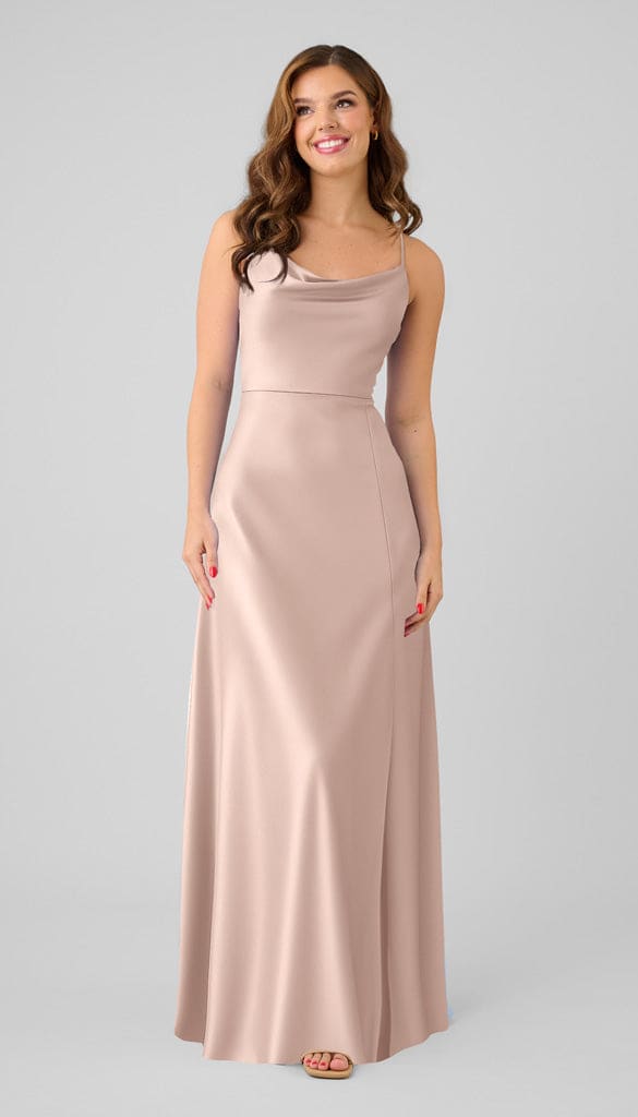 Miller Adjustable Fit Luxe Satin Bridesmaid Dress