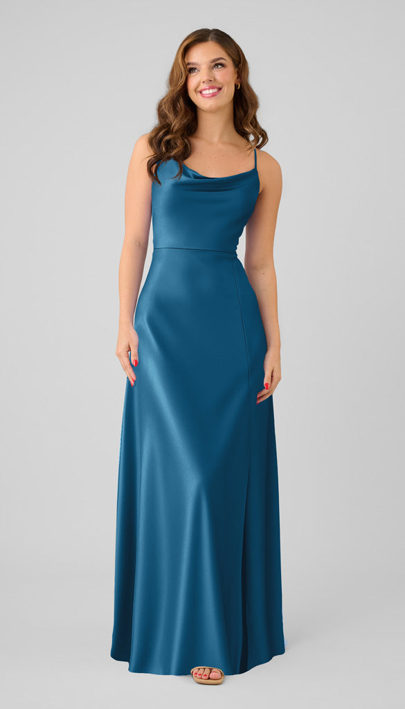 Miller Adjustable Fit Luxe Satin Bridesmaid Dress