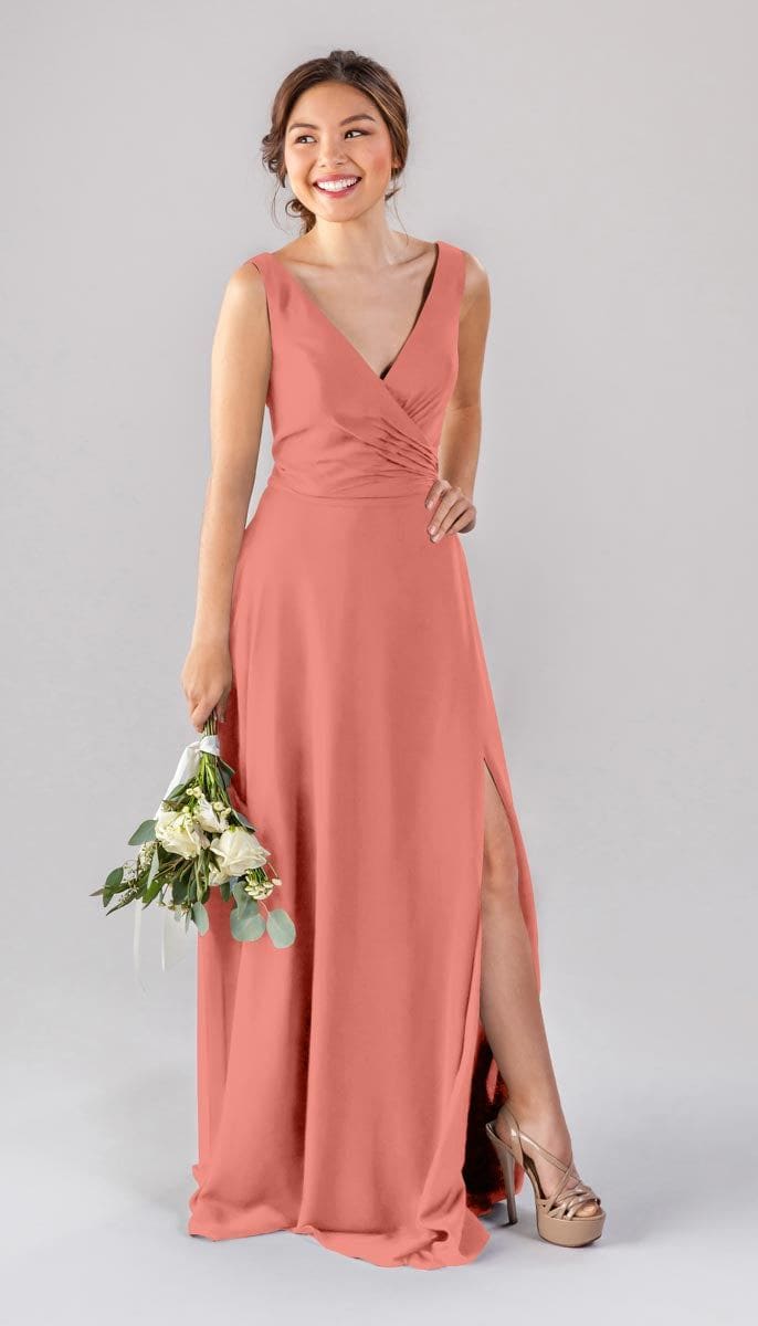 Pear Classic Chiffon Bridesmaid Dress