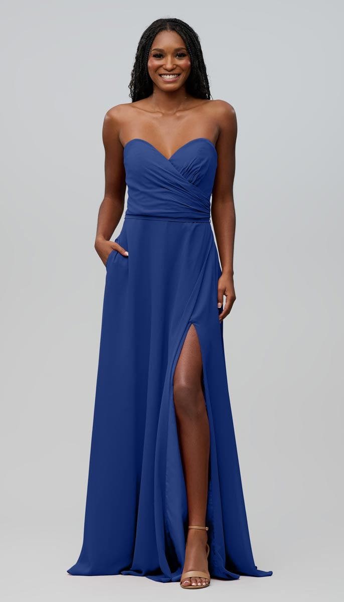 Poppy Strapless Chiffon Bridesmaid Dress