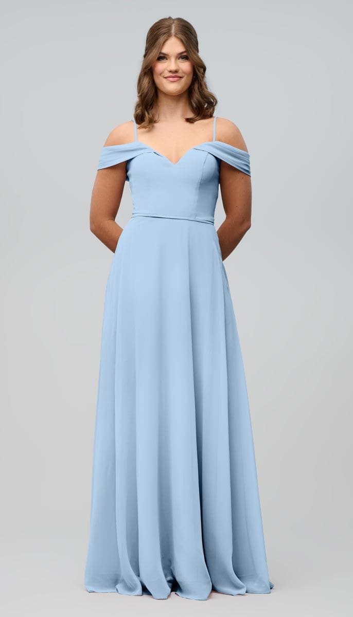 Samantha Off The Shoulder Chiffon Bridesmaids Dress