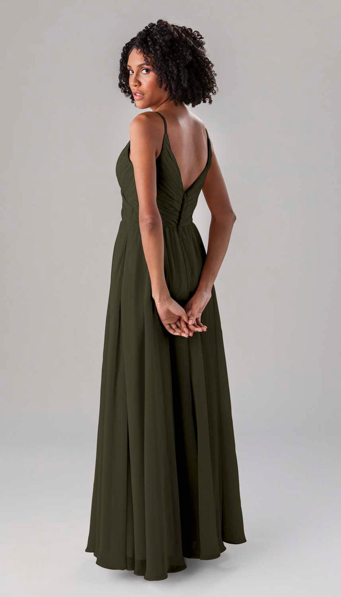 alexis long green dress ALEXIS Alloro Dress