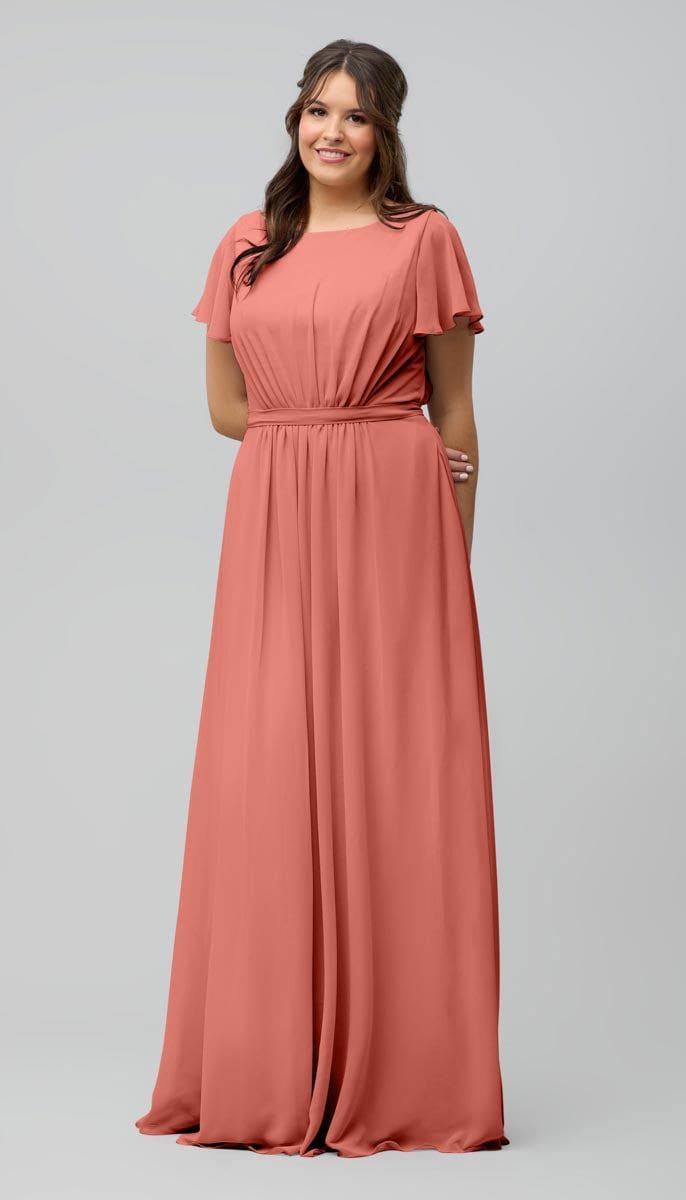 terracotta formal dress plus size Sample Holly Bridesmaid Dress
